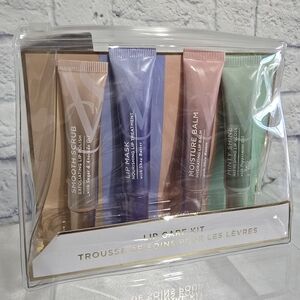 Victoria's Secret Lip Care Kit Set of Four - Lip Scrub Mask Balm Shine Gloss